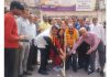 MLA Choudhary Vikram Randhawa kick starting development works in Bahu Constituency on Thursday.