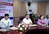 Director RDD Jammu, Mohd Mumtaz Ali and others during a workshop on AWAAS Plus 2.0 in Jammu.