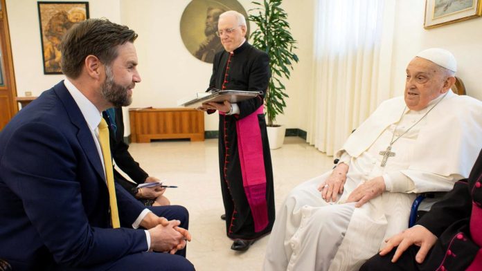 JD Vance meets Pope Francis on Easter  Sunday after flap over migration