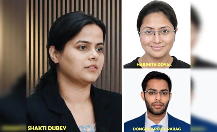 Shakti Dubey Tops Civil Services Exam; Harshita Goyal, Dongre Archit Parag Get 2nd, 3rd Ranks: UPSC