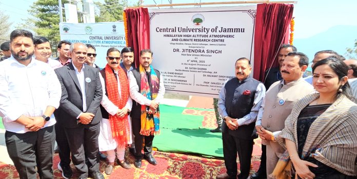J&K To Spearhead India’s Global Initiative For Himalaya’s Climate Concerns: Dr Jitendra J&K To Spearhead India’s Global Initiative For Himalaya’s Climate Concerns: Dr Jitendra