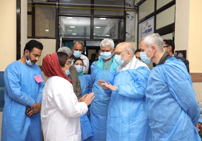 Pahalgam Terror Attack: Shah Visits Injured At Anantnag Hospital Pahalgam Terror Attack: Shah Visits Injured At Anantnag Hospital
