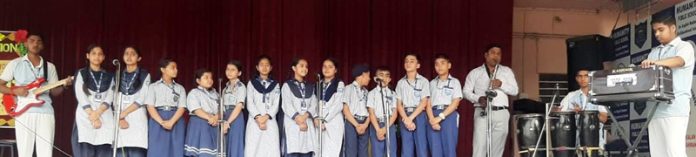 HPS students performing during foundation day.