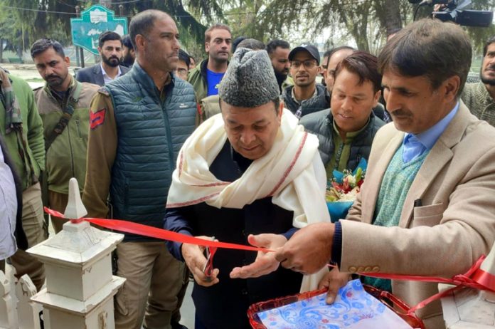 Speaker Assembly Abdul Rahim Rather inaugurating Health & Wellness Centre at Srinagar on Thursday. Speaker Assembly Abdul Rahim Rather inaugurating Health & Wellness Centre at Srinagar on Thursday.