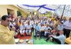 MLA Jasrota, Rajiv Jasrotia addressing a meeting of border villagers in his constituency on Sunday.