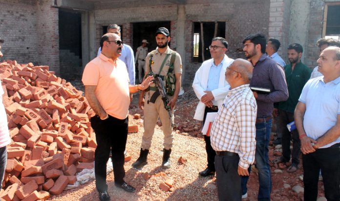 DyCM inspecting the development work on Saturday. DyCM inspecting the development work on Saturday.