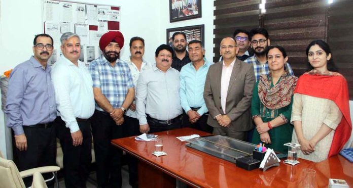 Newly elected Board of Directors and Chairman of CCBL Jammu taking over charge from Govt appointed Administrator.