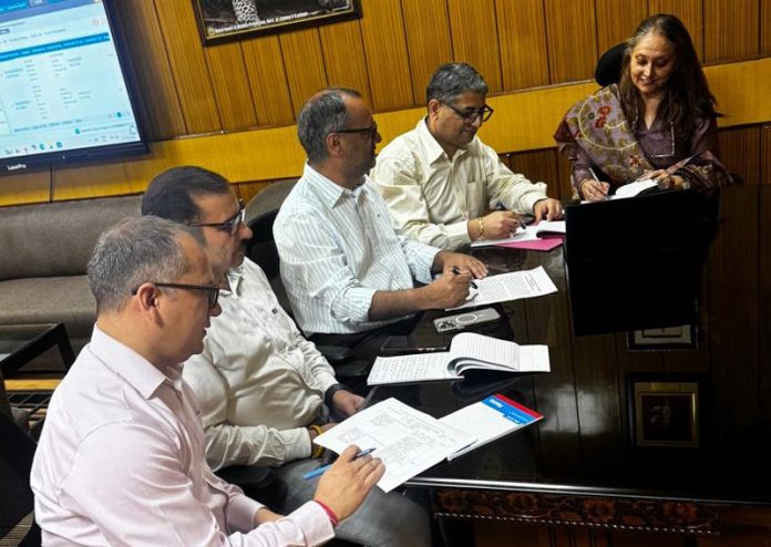 Commissioner Secretary Forest Sheetal Nanda chairing a meeting on Monday. Commissioner Secretary Forest Sheetal Nanda chairing a meeting on Monday.