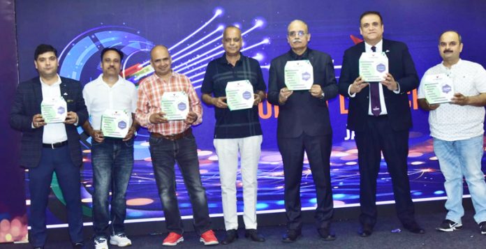 Deepak Tikle, Executive Director, V-Marc launching new products in Jammu.