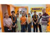 Faculty of Padhoji institute posing for a group photograph with its toppers.