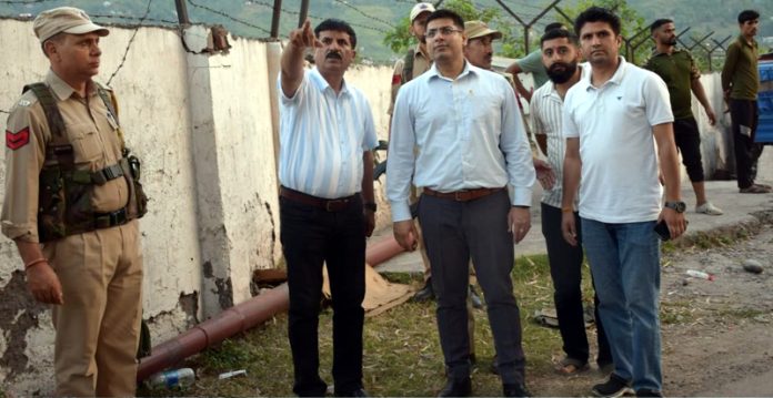 DC Poonch inspecting Banwat Gundi WSS, Orders Prompt Restoration copy