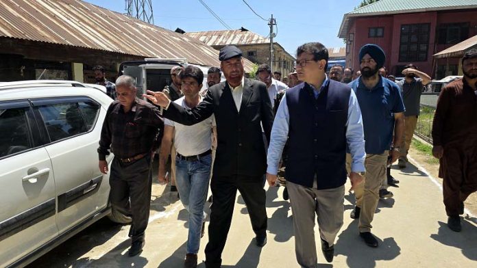 DC Baramulla Conducting Administrative Tour of Sub-division Sopore-- DC Baramulla Conducting Administrative Tour of Sub-division Sopore--