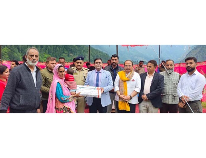 Deputy Commissioner Kishtwar holds a public outreach camp at Dachhan.