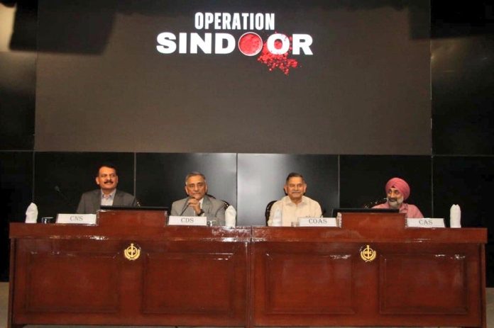 CDS Along With Army, Navy And Air Chiefs, Provide Perspective Into Successful Conduct Of Operation Sindoor CDS Along With Army, Navy And Air Chiefs, Provide Perspective Into Successful Conduct Of Operation Sindoor
