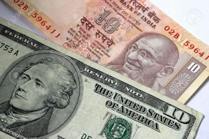 Rupee falls 45 paise to close at 84.80 against  US dollar on heightened cross-border tensions