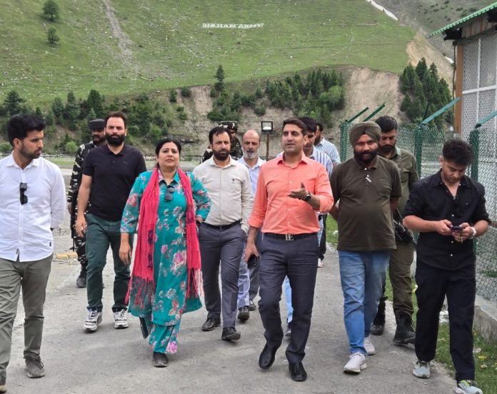 Secy RDD Visits Baltal; Reviews Preparations For Amarnath Yatra