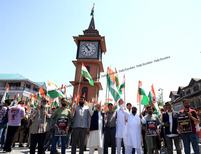 BJP Holds Tiranga Rally At Srinagar’s Lal Chowk To Celebrate Op Sindoor
