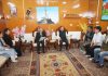 ALHGHA delegation during meeting with LG Ladakh on Saturday. -Excelsior/Stanzin
