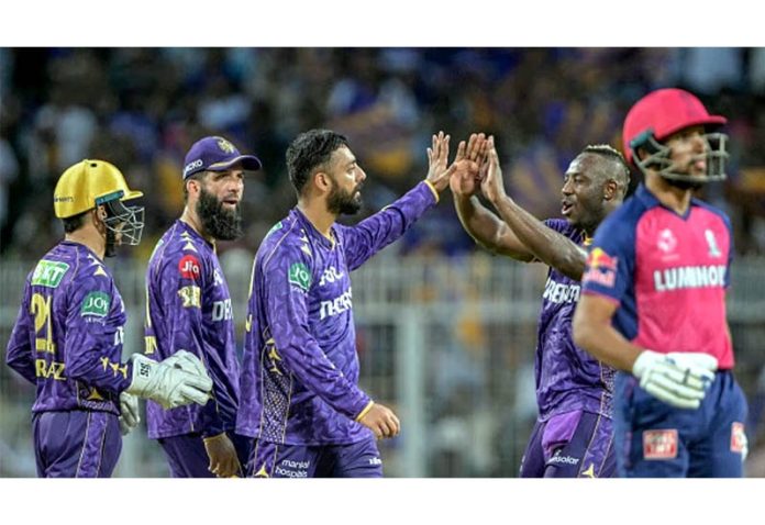 KKR beat RR by one run