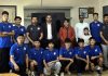 The Ladakh U-20 Football Team meets Secretary Vikram Singh Malik of the Department of Youth Services and Sports, UT Ladakh, after a strong showing at Swami Vivekananda U20 National Championship 2025. The players shared their journey and highlighted areas for support, receiving encouragement and assurance of improved facilities from the UT Administration for future tournaments.