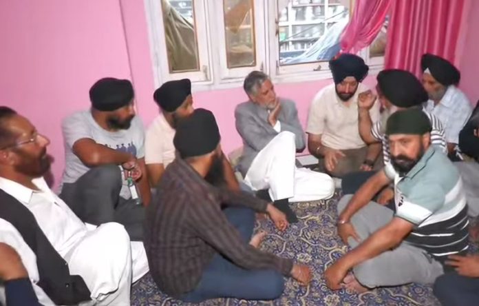 MP Mian Altaf during visit to Pak shelling victims at Poonch. -Excelsior/Waseem MP Mian Altaf during visit to Pak shelling victims at Poonch. -Excelsior/Waseem