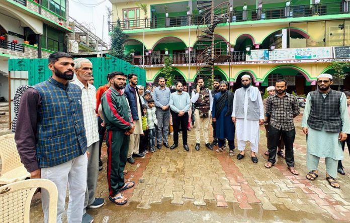 People being shifted to safer shelter house in Poonch area by Administration. — Excelsior/Waseem