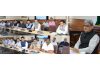 Chief Secretary chairing a meeting on Tuesday.