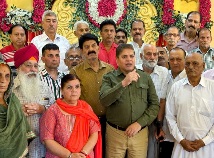 SOS Intl leader, Rajiv Chuni after meeting with members of organisation.