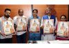 Zorawar Singh and others launching spiritual music album `Pal Pal Shukrana' on Friday. -Excelsior/Rakesh