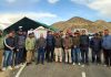 Dr Pawan Kotwal posing along with others during tour to Nyoma Subdivision in Ladakh.