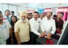 Surjeet Singh Slathia inaugurating an X-Ray diagnostic plant in Ghagwal hospital on Thursday.