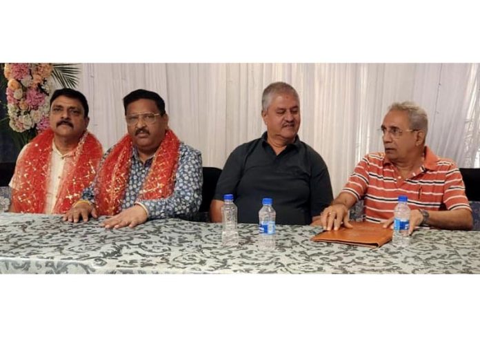 JKCDA representatives during general house meeting of the association on Sunday.