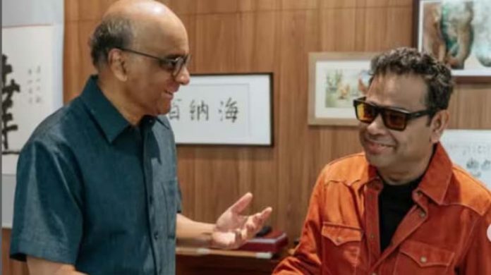 Singapore President praises A R Rahman  for working with local musicians