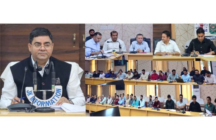 DC Kishtwar reviews execution of development works in Model Panchayats