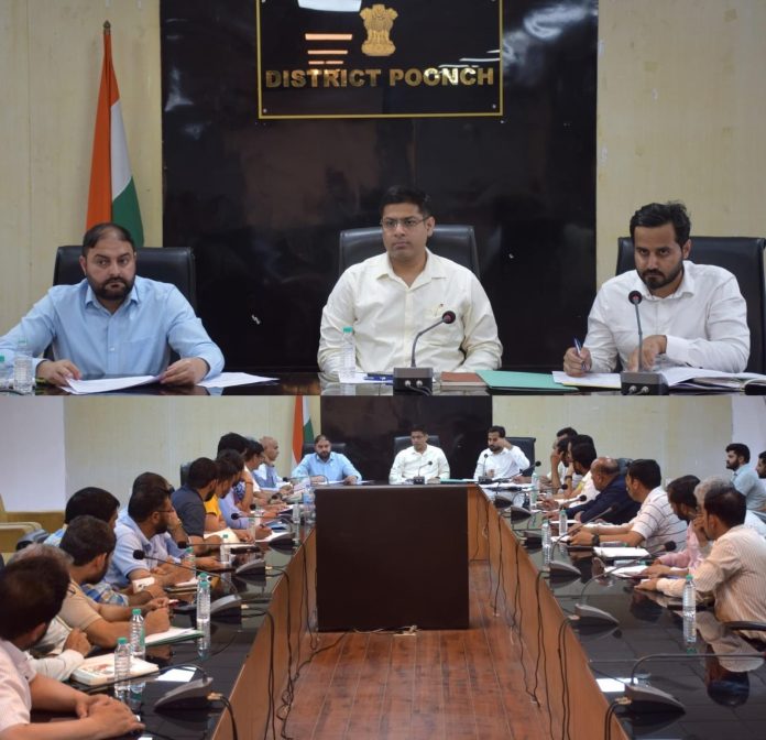 DC Poonch reviewing functioning of revenue department DC Poonch reviewing functioning of revenue department