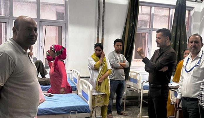 DHSJ reviews progress of ABHIM works in remote blocks of District Kishtwar