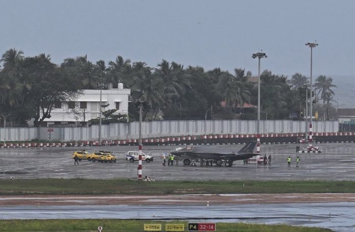 British Fighter Jet Makes Emergency Landing In Thiruvananthapuram