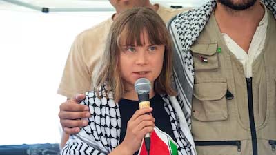 Israeli forces halt Gaza-bound aid boat, detain Greta Thunberg and other activists Israeli forces halt Gaza-bound aid boat, detain Greta Thunberg and other activists