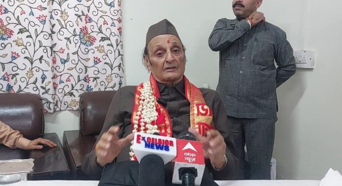 Dr Karan Singh Urges Devotees To Visit Mata Kheer Bhawani In Large Numbers