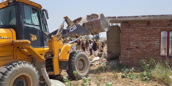 Nearly Two Dozen Illegal Structures Demolished In J&K's Kathua