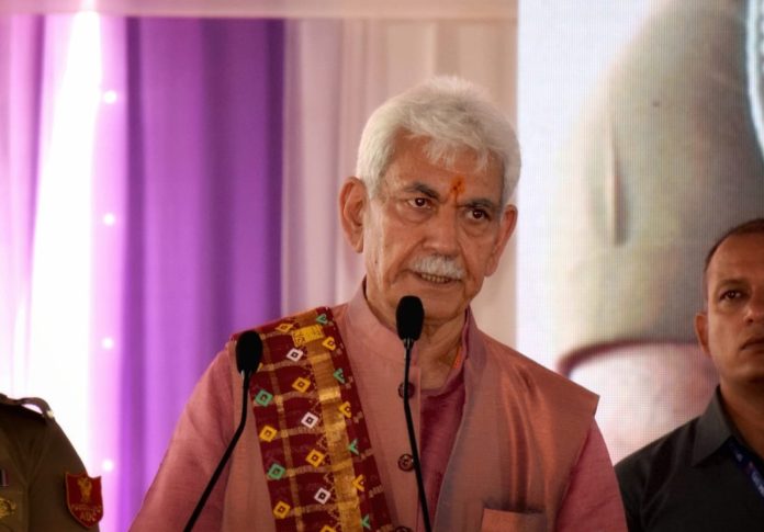 Massive Infrastructure Development Is Stimulating Rapid Economic Growth Of J&K: LG Sinha Massive Infrastructure Development Is Stimulating Rapid Economic Growth Of J&K: LG Sinha