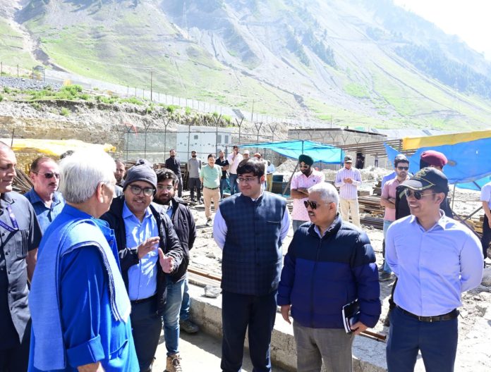 Amarnath Yatra | LG Manoj Sinha Ascertains Progress Of Infrastructure Works Amarnath Yatra | LG Manoj Sinha Ascertains Progress Of Infrastructure Works
