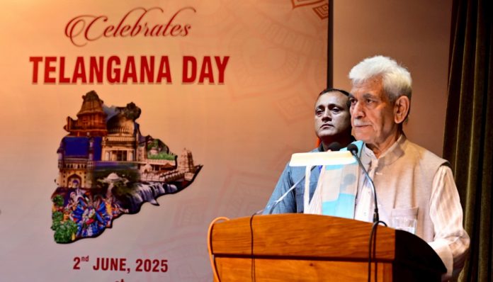 LG Sinha Attends ‘Telangana Formation Day’ Celebrations At Raj Bhawan LG Sinha Attends ‘Telangana Formation Day’ Celebrations At Raj Bhawan