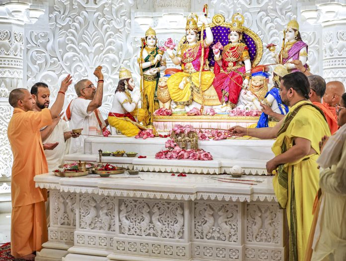 Consecration ceremony of Shri Ram Darbar