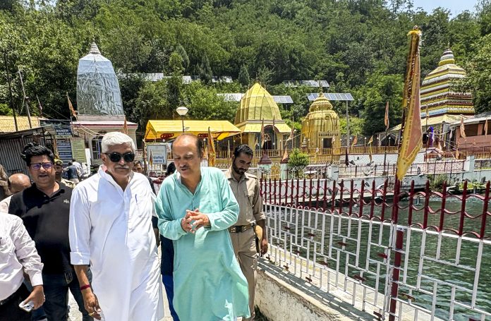 Gajendra Singh Shekhawat in J&K