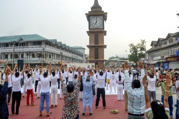 IDY 2025: Yoga session in Srinagar