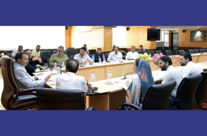 Committee on Petitions holding meeting in Srinagar on Wednesday.