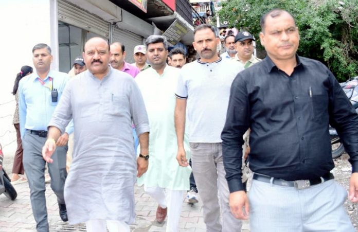 DyCM during visit to border area of Nowshera on Saturday. DyCM during visit to border area of Nowshera on Saturday.