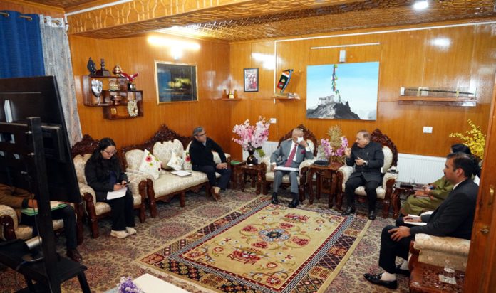 Excelsior Correspondent LEH, June 4: Lieutenant Governor of Ladakh, Brigadier (Dr) BD Mishra (Retired), chaired a high-level meeting at Raj Niwas to review preparations for the upcoming e-auction of minor mineral blocks/plots in the Union Territory. The meeting was attended by senior officials including Chief Secretary Dr Pawan Kotwal, Principal Secretary Sanjeev Khirwar, Administrative Secretary Bhupesh Chaudhary, Administrative Secretary Vikram Singh Malik, Administrative Secretary Bhanu Prabha and officials from the concerned departments. Khirwar briefed the LG on the legal framework governing minor minerals under Section 3(e) of the Mines and Minerals (Development and Regulation) Act, 1957. He clarified that state governments are empowered to frame rules regarding the extraction and auction of such minerals. Highlighting the groundwork completed so far, Khirwar informed that a committee constituted in 2021 has identified 67 minor mineral blocks on state land across Leh and Kargil districts. Of these, 25 blocks—13 in Leh and 12 in Kargil—have been approved by stakeholder departments. Additionally, a request from the Chairman of LAHDC Kargil for nine more blocks is under consideration. The Principal Secretary elaborated on statutory prerequisites for the auction, including the preparation of District Survey Reports, obtaining environmental clearances, and levying land use fees. He also outlined the formation of a UT-level Environment Impact Assessment Authority to oversee environmental compliance. Khirwar apprised the LG of the steps taken for implementation, including onboarding 82 interested bidders onto the MSTC e-auction portal, conducting a virtual training session, and drafting the bid document. He further informed that observations from both LAHDCs have been taken into account, and necessary amendments to the District Mineral Foundation Trust (DMFT) rules are being drafted to suit Ladakh’s unique context. The LG directed officials to address concerns raised by the Hill Councils and strictly follow environmental guidelines, particularly those related to riverbed extraction. The meeting was attended by key officials both in person and virtually, underlining the administration’s focused push towards transparent and sustainable mineral resource management in Ladakh.