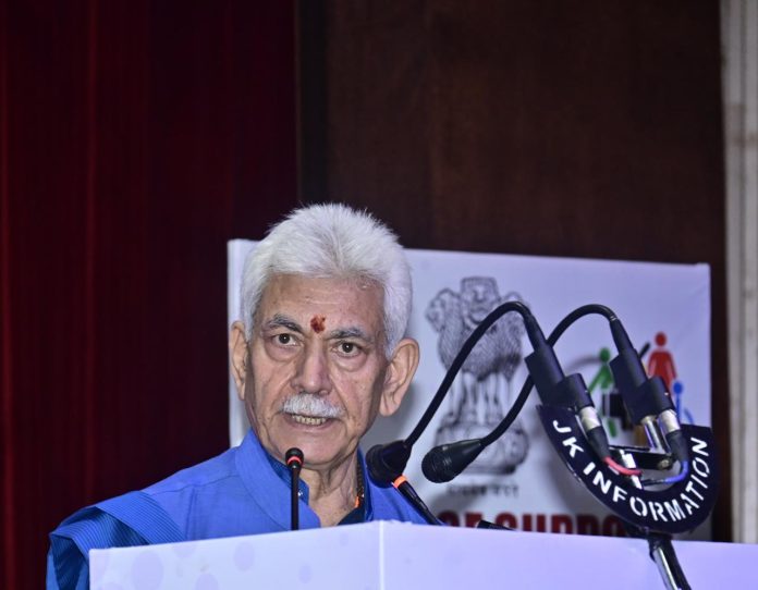 LG Sinha Disburses Pension To 12,660 Beneficiaries Under ISSS In J&K